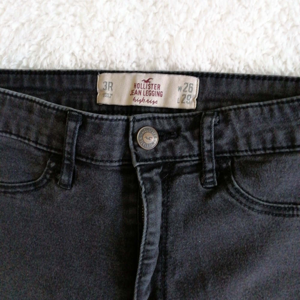 Hollister dark grey Jean leggings